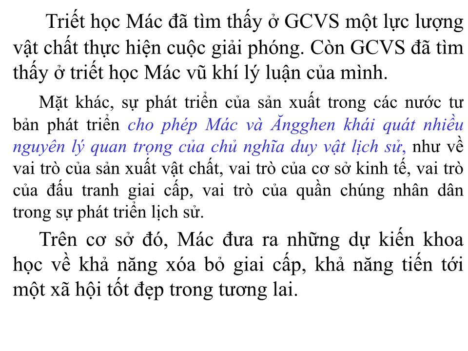 Bài giảng Triết học - Chương IV: Khái lược lịch sử triết học Mác-Lênin trang 8