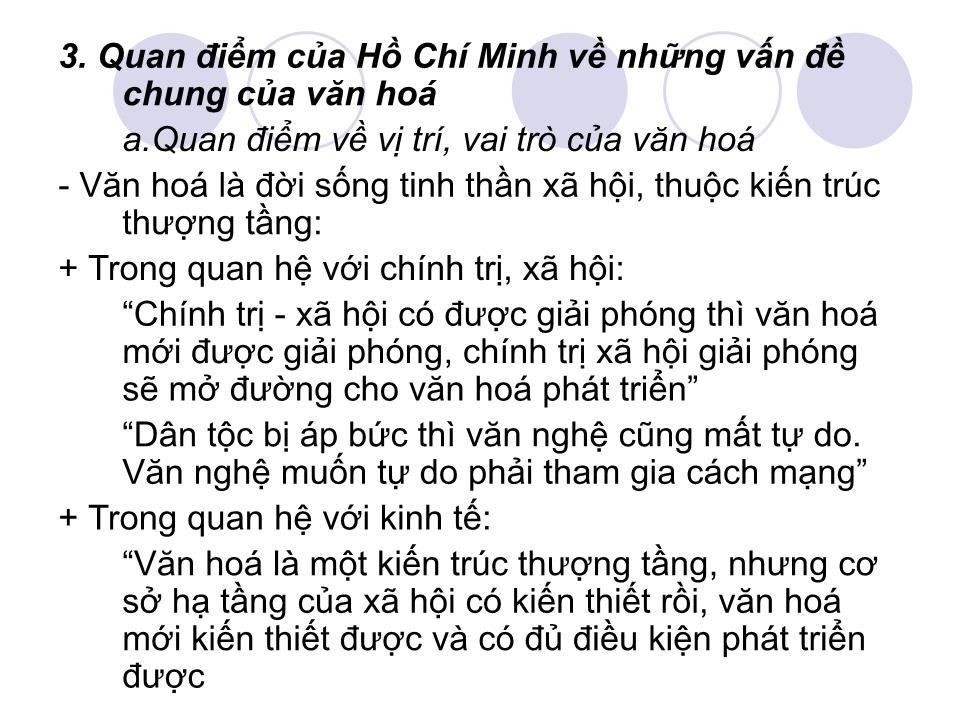 Bài giảng Tư tưởng Hồ Chí Minh - Chương VI: Tư tưởng Hồ Chí Minh về văn hoá, đạo đức và xây dựng con người mới trang 5