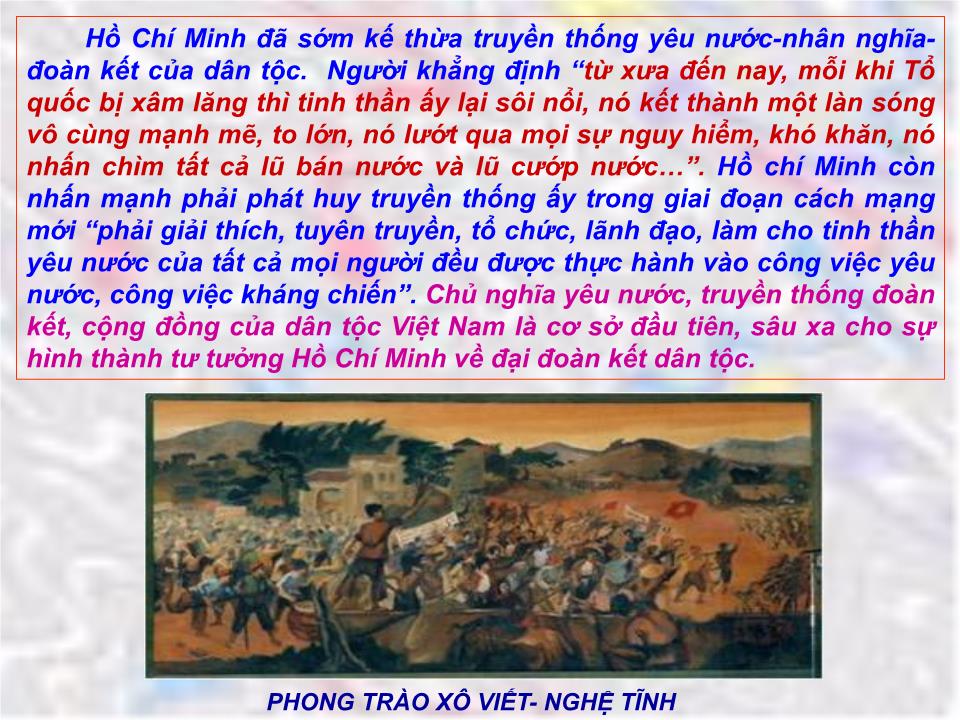 Bài giảng Tư tưởng Hồ Chí Minh - Chương IV: Tư tưởng Hồ Chí Minh về đại đoàn kết dân tộc kết hợp sức mạnh dân tộc với sức mạnh thời đại trang 9