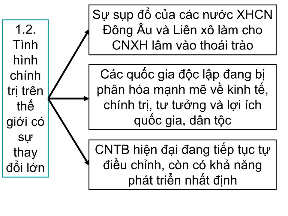 Bài giảng Tư tưởng Hồ Chí Minh - Chương 7: Một số vấn đề về vận dụng và phát triển tư tưởng Hồ Chí Minh trong công cuộc đổi mới trang 3