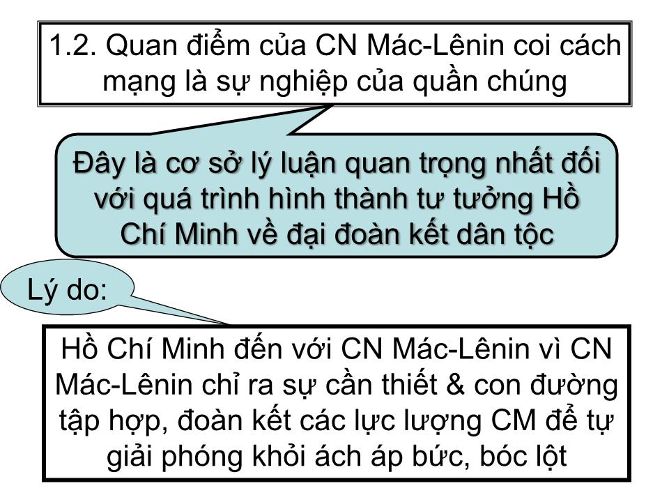 Bài giảng Tư tưởng Hồ Chí Minh - Chương 4: Tư tưởng Hồ Chí Minh về đại đoàn kết dân tộc, kết hợp sức mạnh dân tộc với sức mạnh thời đại trang 5