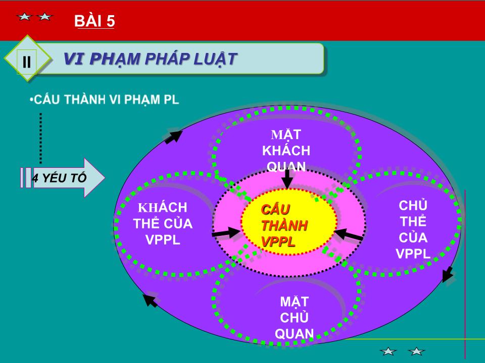 Bài giảng Pháp luật đại cương - Bài 5: Thực hiện pháp luật, vi phạm pháp luật và trách nhiệm pháp lý trang 10