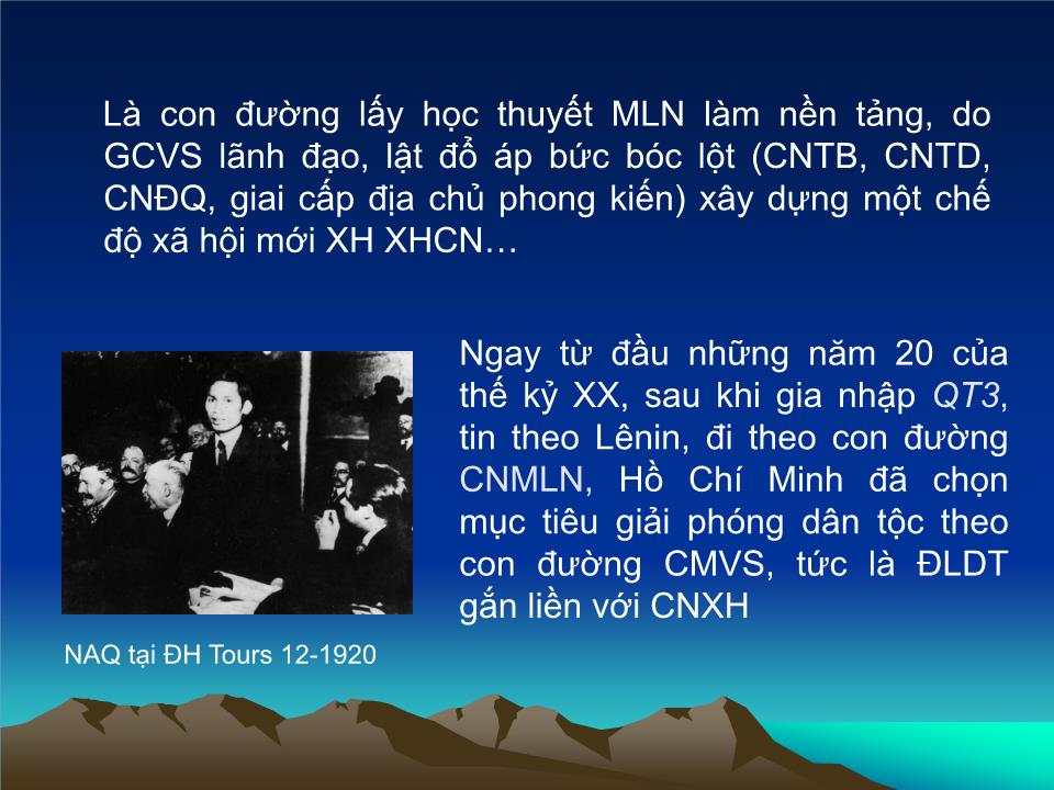 Bài giảng Tư tưởng Hồ Chí Minh - Bài 3: Tư tưởng Hồ Chí Minh về chủ nghĩa xã hội và con đường quá độ lên chủ nghĩa xã hội ở Việt Nam trang 4