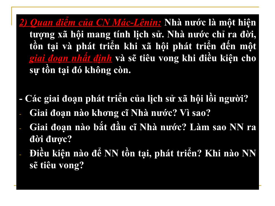 Bài giảng Những vấn đề cơ bản về nhà nước trang 6