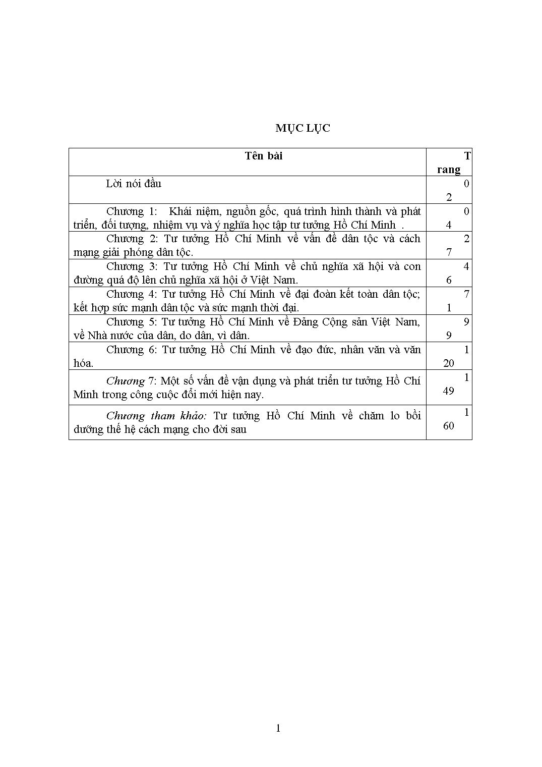 Giáo trình Tư tưởng Hồ Chí Minh - Hoàng Ngọc Vĩnh trang 2