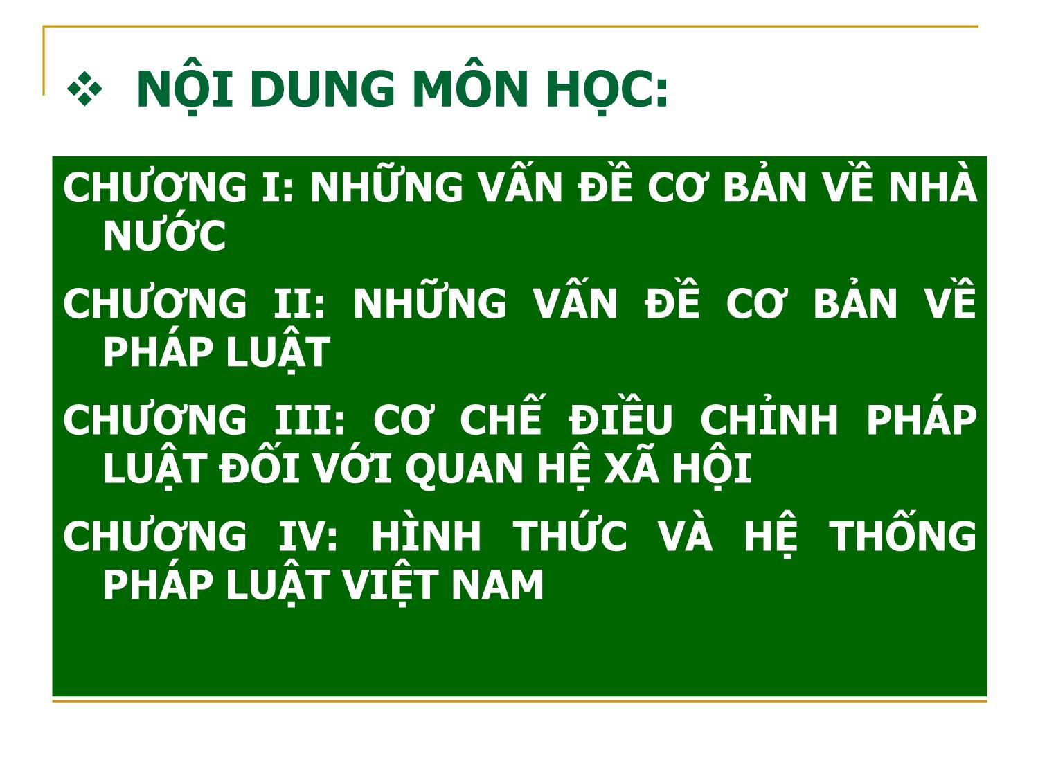 Bài giảng môn Pháp luật đại cương - Bùi Huy Tùng trang 3