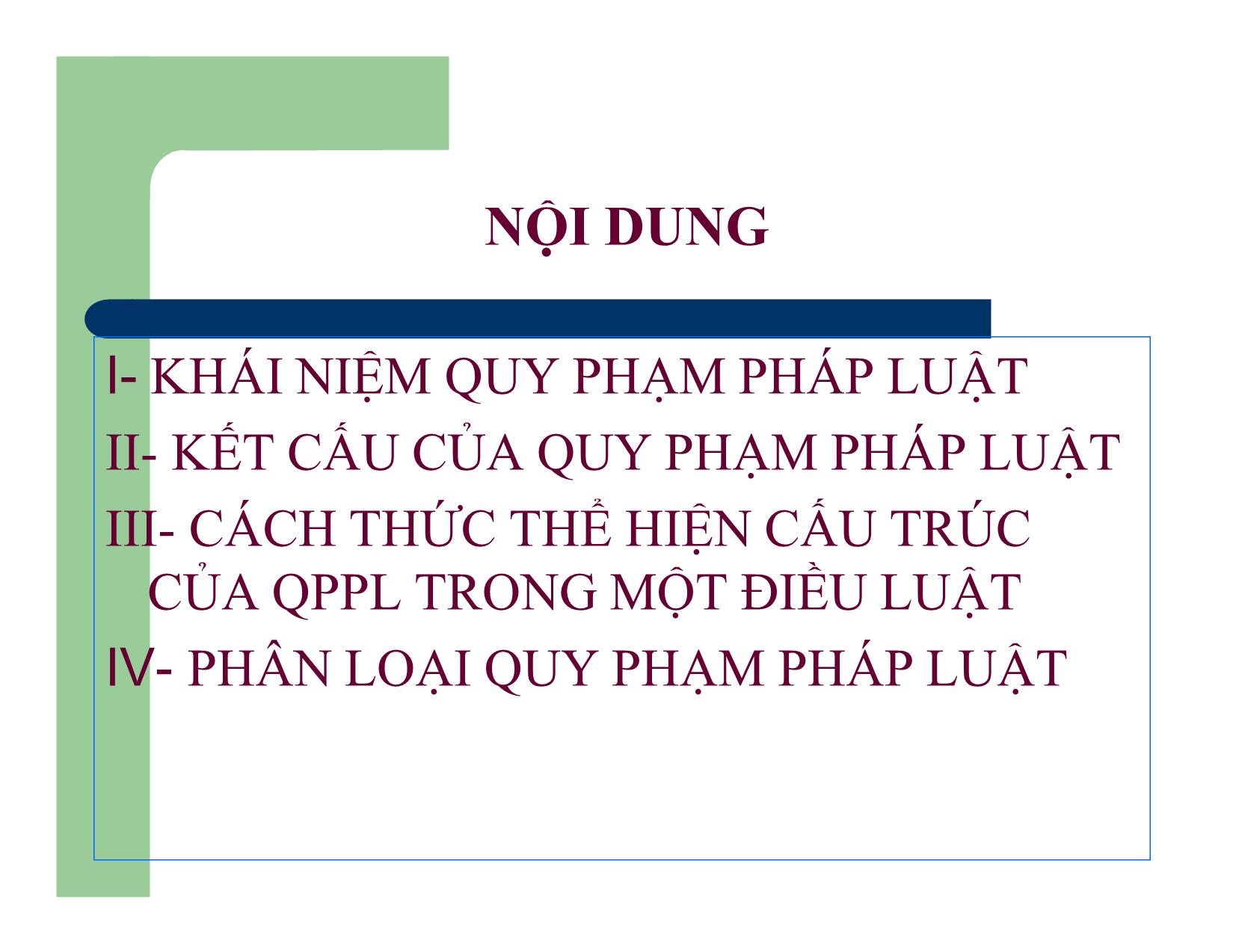 Bài giảng Quy phạm pháp luật xã hội chủ nghĩa trang 2