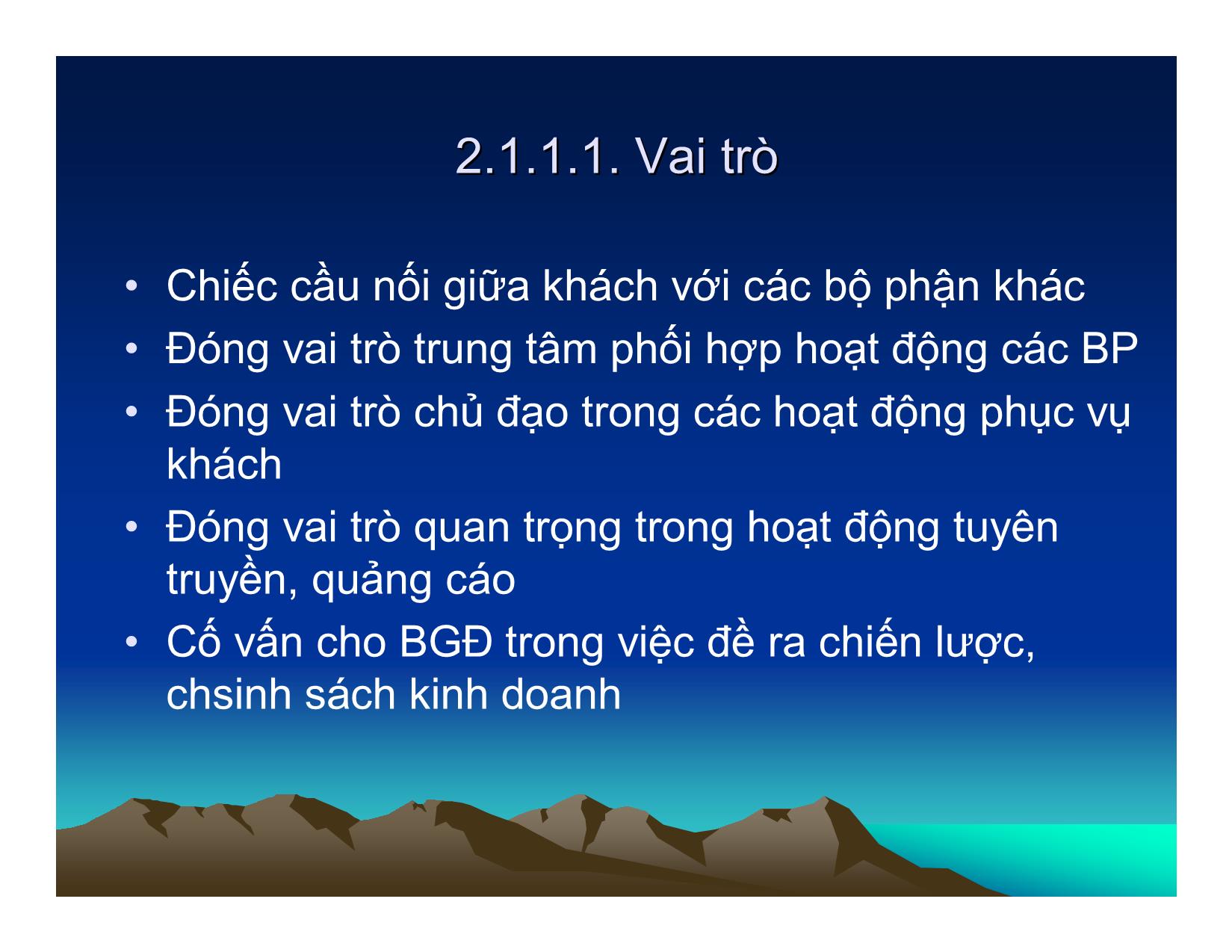 Bài giảng Quy trình phục vụ trong Khách sạn & Nhà hàng - Chương 2: Quy trình phục vụ ở bộ phận lễ tân| trang 4