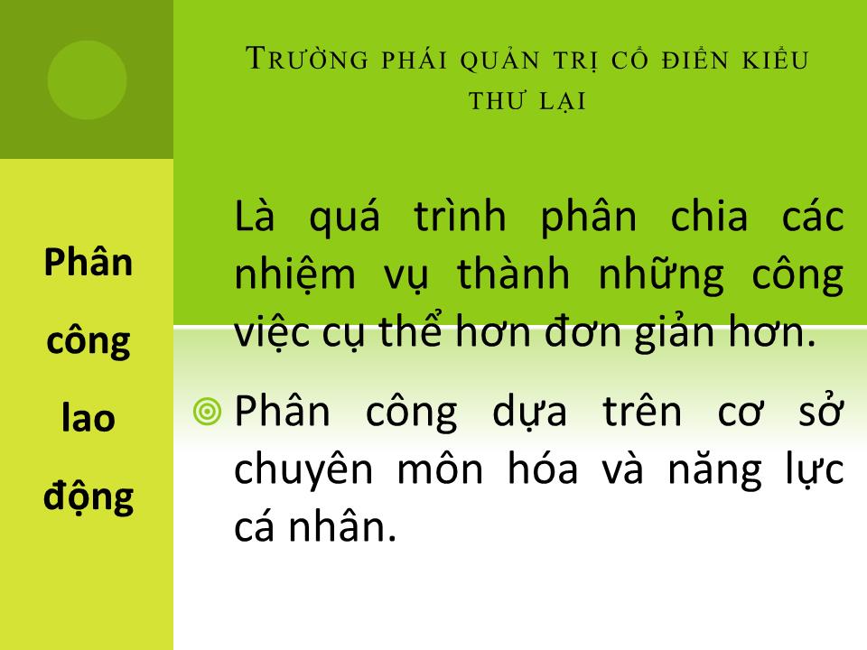 Đề tài Tìm hiểu trường phái Quản trị cổ điển kiểu thư lại trang 7