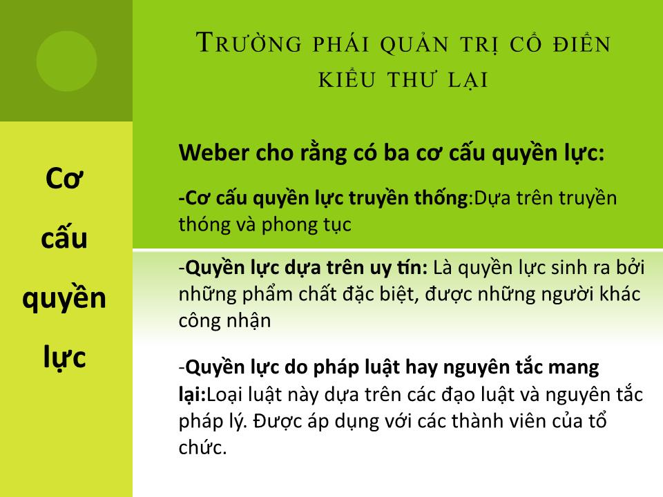 Đề tài Tìm hiểu trường phái Quản trị cổ điển kiểu thư lại trang 9