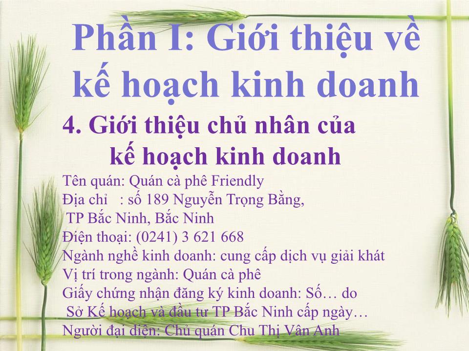 Bài tập lớn môn Quản trị kinh doanh - Chu Thị Vân Anh trang 7