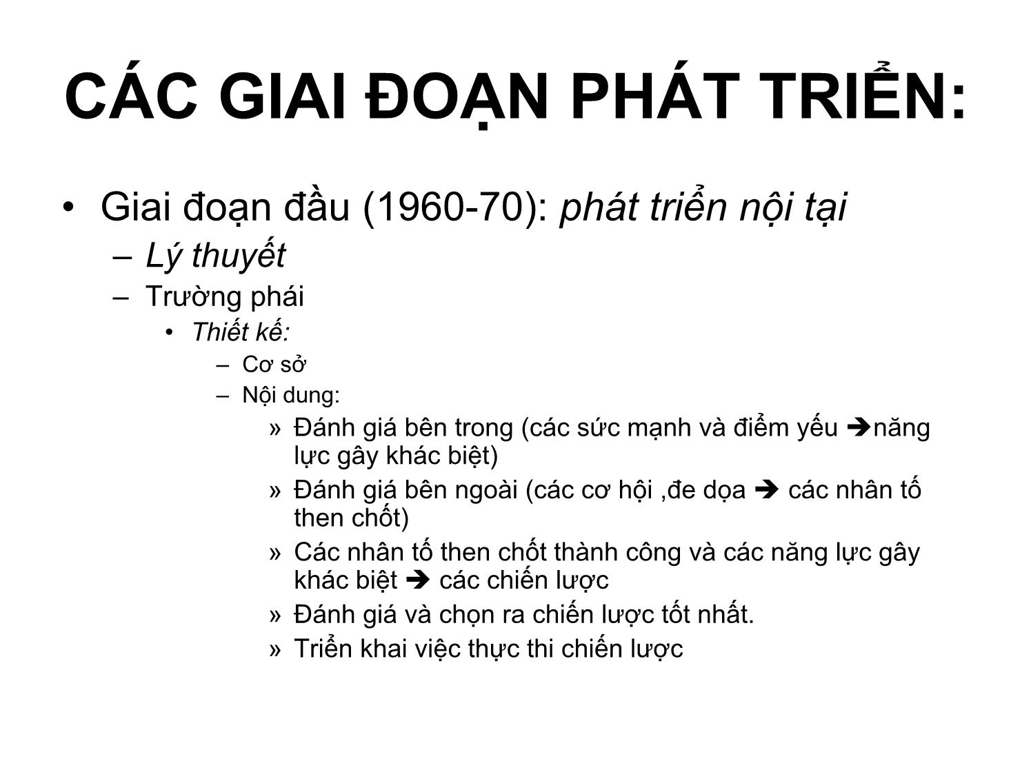 Bài giảng môn Quản trị chiến lược trang 9