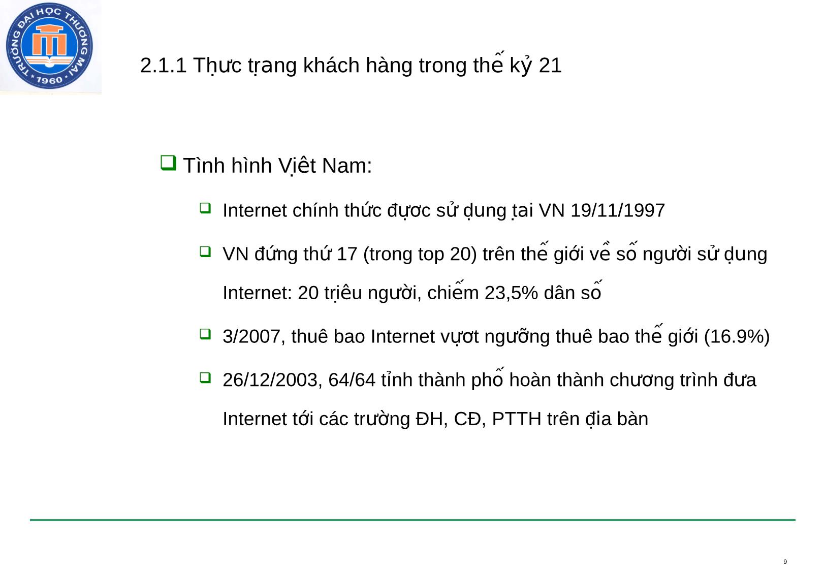 Bài giảng Marketing điện tử - Chương 2: Hành vi khách hàng điện tử trang 9