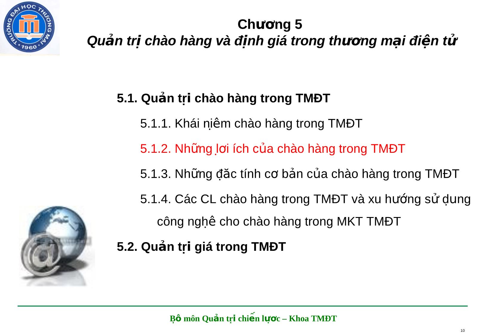 Bài giảng Marketing điện tử - Chương 5: Quản trị chào hàng và định giá trong thương mại điện tử trang 10