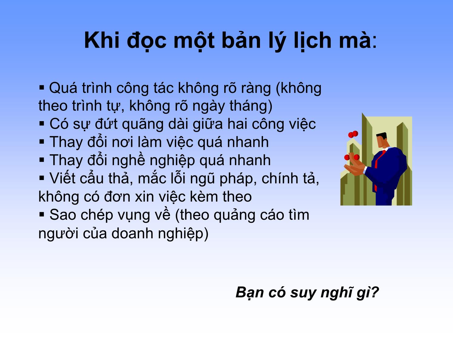 Bài giảng Quản trị nhân lực - Chương 5: Tuyển chọn nhân lực Quá trình tuyển chọn nhân lực trang 2