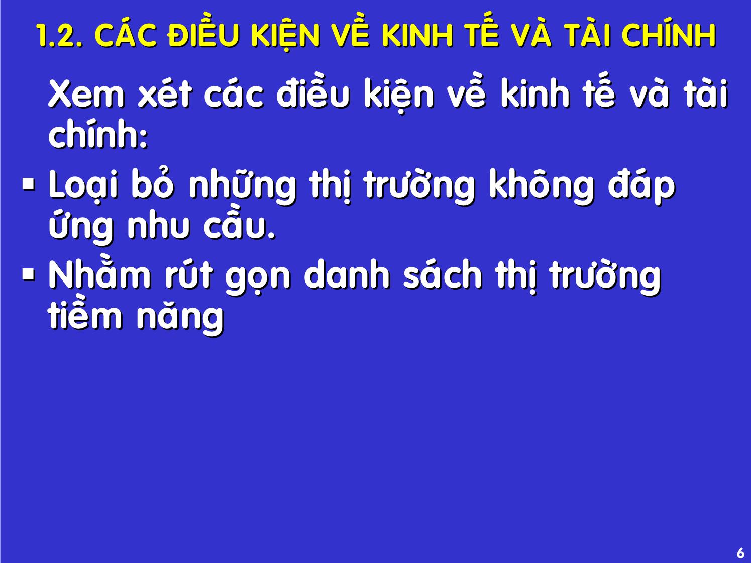 Bài giảng Quản trị kinh doanh quốc tế - Chương 10: Chiến lược marketing trang 6