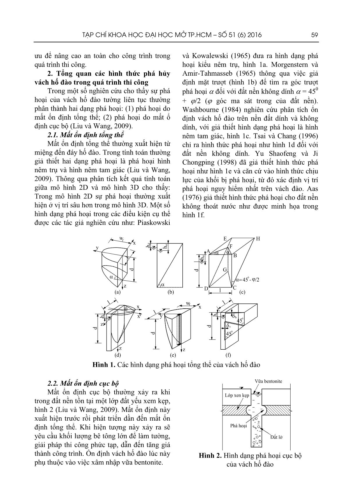 Phân tích ảnh hưởng của trụ đất xi măng đến ổn định vách hố đào tường liên tục trang 2