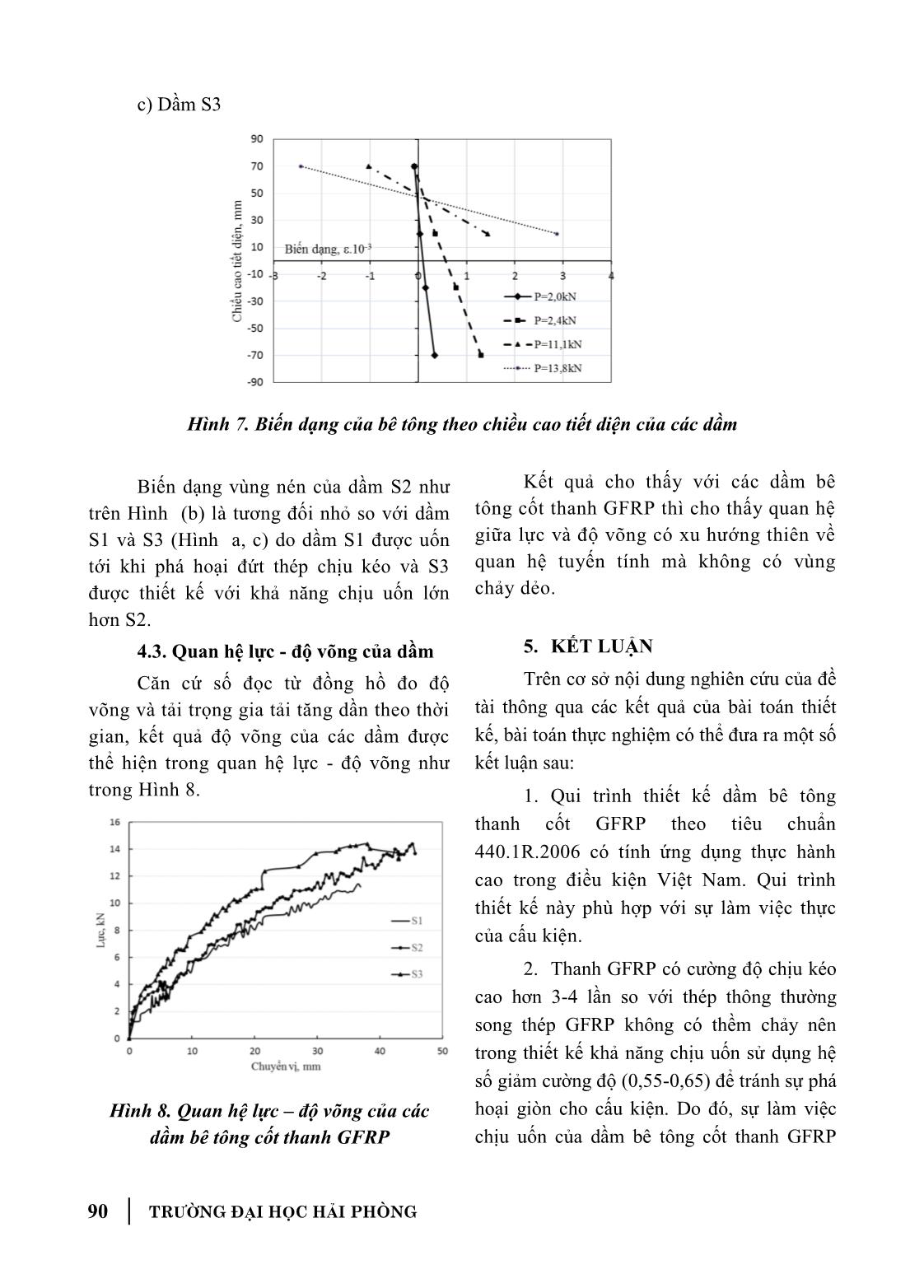 Nghiên cứu thực nghiệm uốn dầm bê tông cốt thanh sợi thủy tinh trang 8