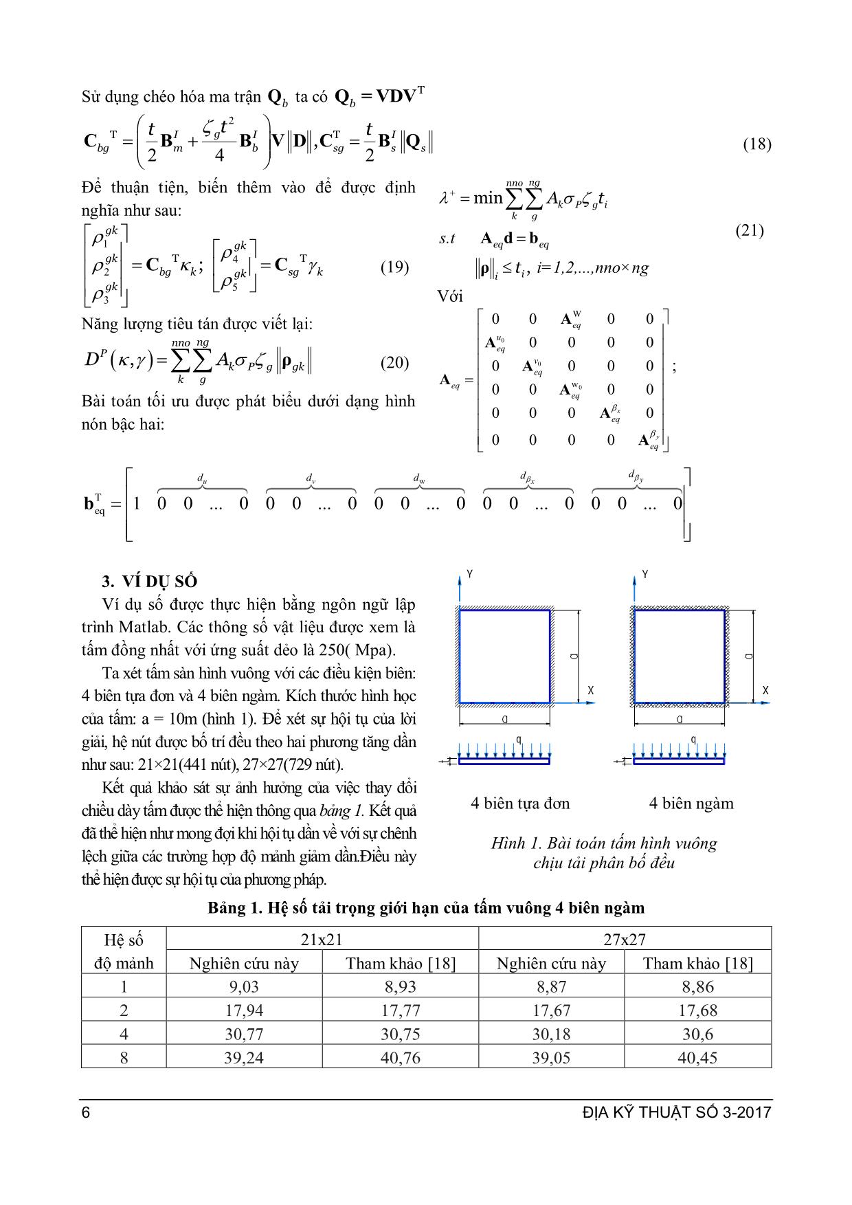 Phân tích giới hạn tấm dày 5 bậc tự do sử dụng phương pháp không lưới Element Free Galerkin (EFG) trang 4