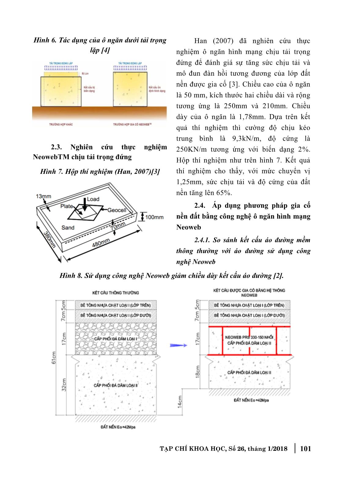 Hệ thống ô ngăn hình mạng Neoweb trong công nghệ gia cố nền đất các công trình giao thông và thủy lợi trang 5