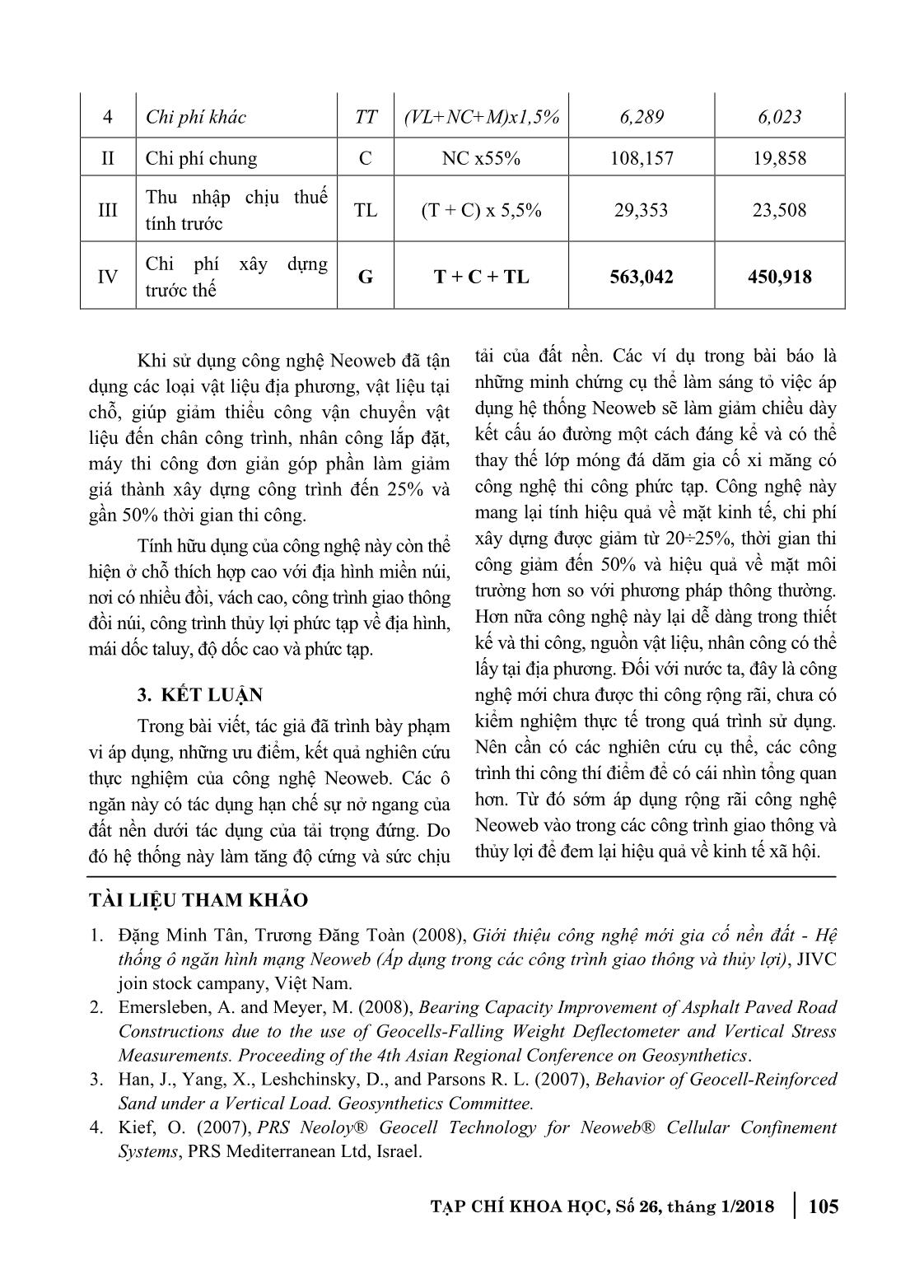 Hệ thống ô ngăn hình mạng Neoweb trong công nghệ gia cố nền đất các công trình giao thông và thủy lợi trang 9