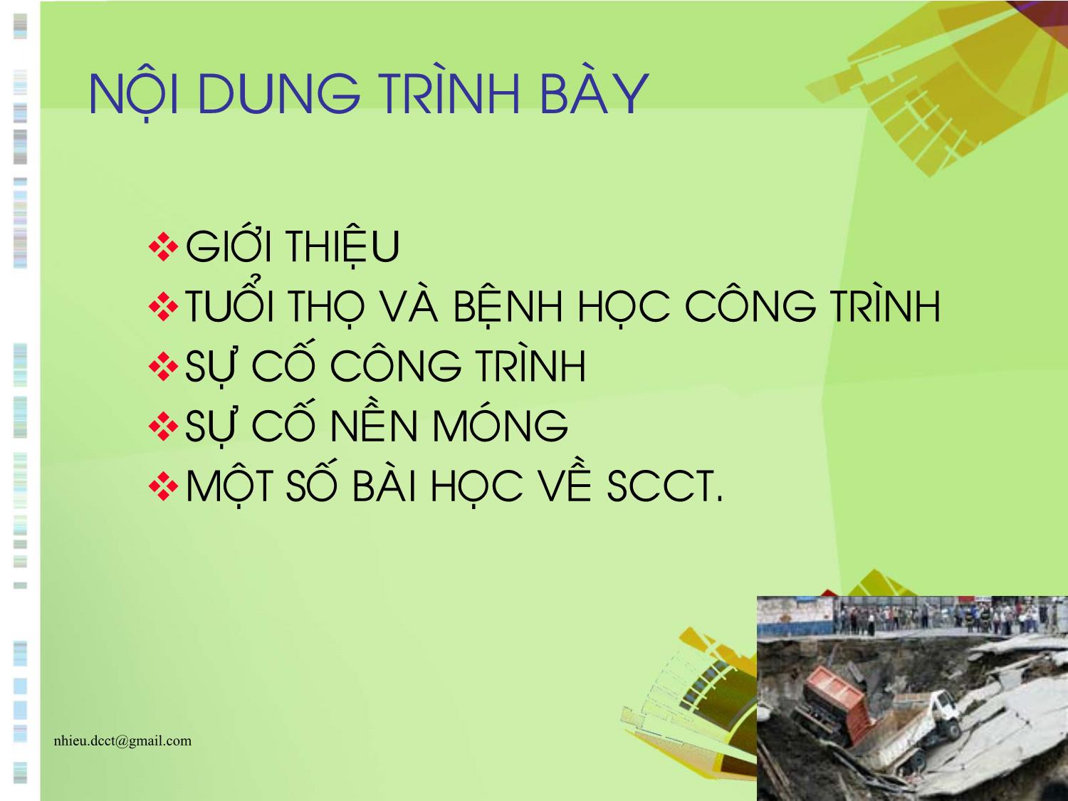 Bài giảng Sự cố công trình xây dựng trang 2