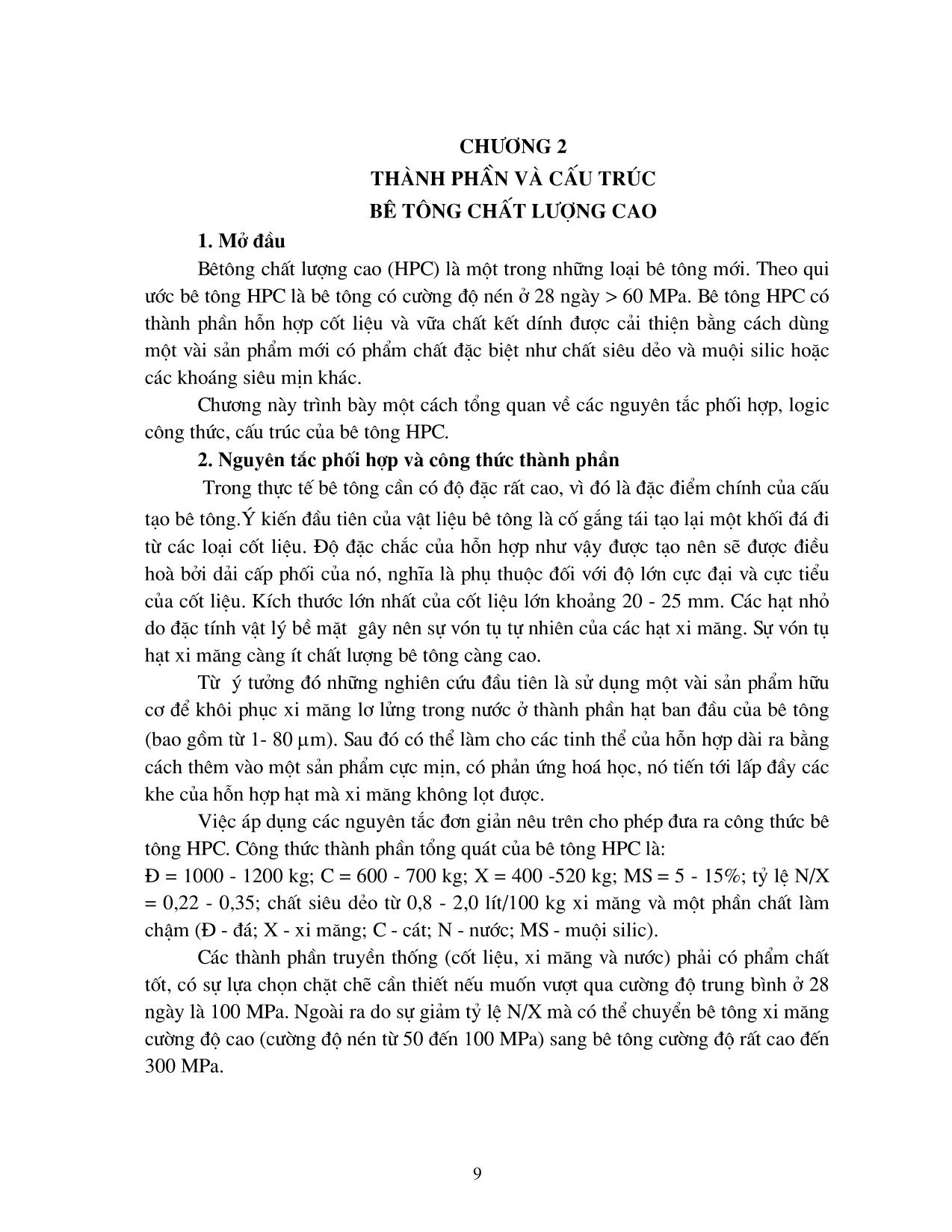Tài liệu Bê tông cường độ cao và chất lượng cao trang 10