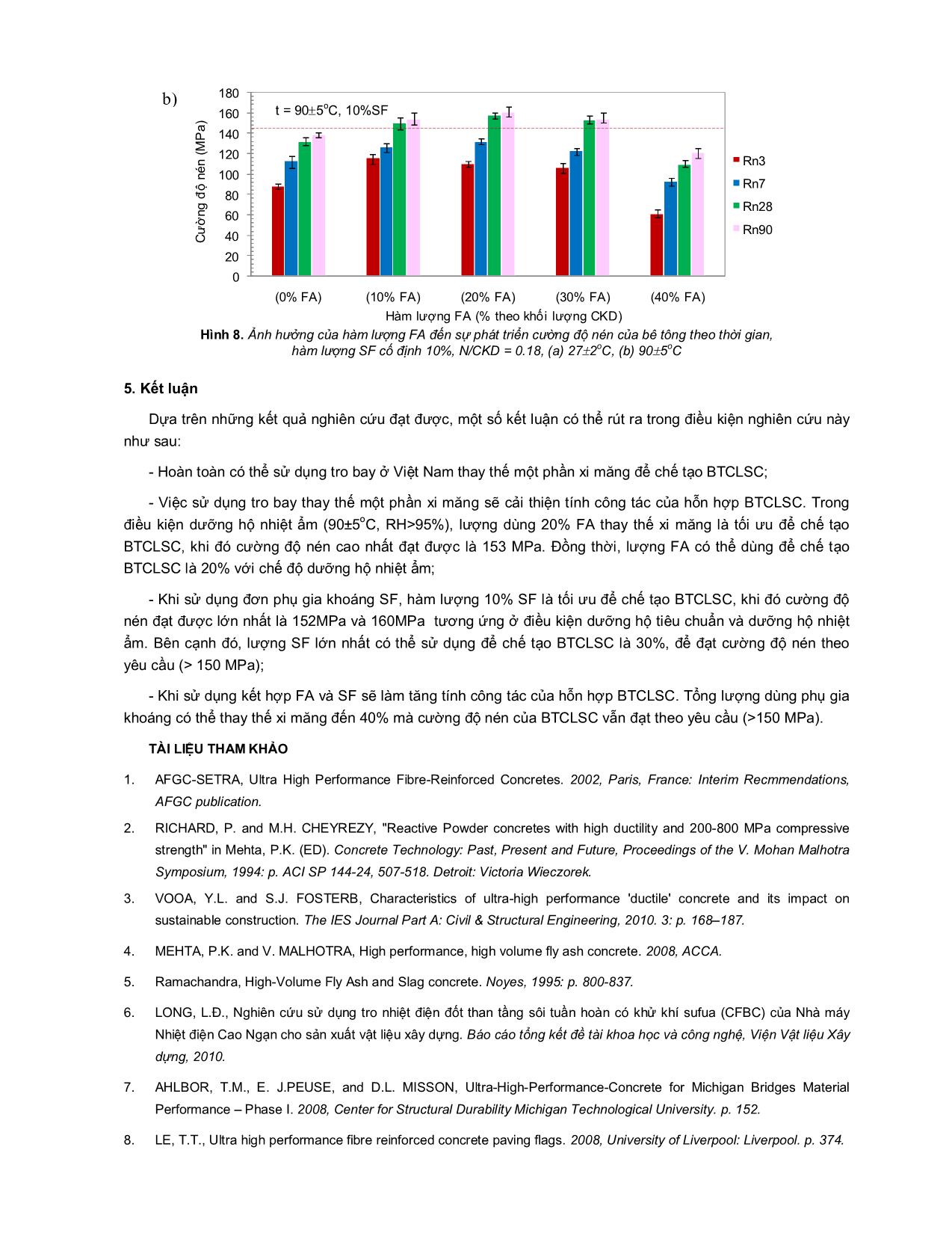 Nghiên cứu chế tạo bê tông chất lượng siêu cao sử dụng hỗn hợp phụ gia khoáng Silica Fume và tro bay sẵn có ở Việt Nam trang 8
