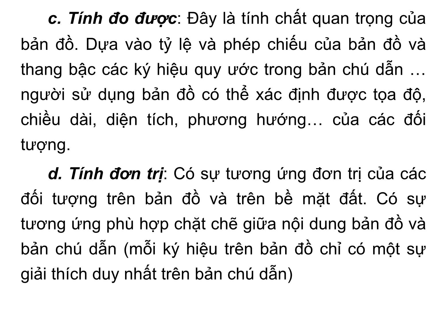 Bài giảng Bản đồ địa chính - Chương 1: Những khái niệm cơ bản về bản đồ trang 10