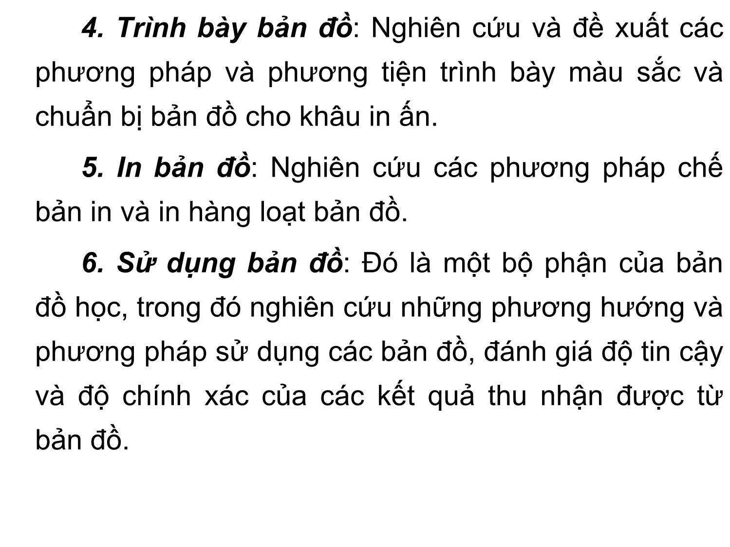 Bài giảng Bản đồ địa chính - Chương 1: Những khái niệm cơ bản về bản đồ trang 4