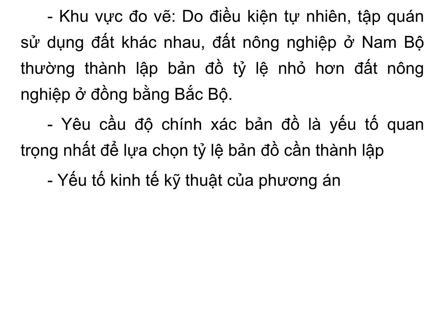 Bài giảng Bản đồ địa chính - Chương 2: Cơ sở toán học của bản đồ địa chính trang 7