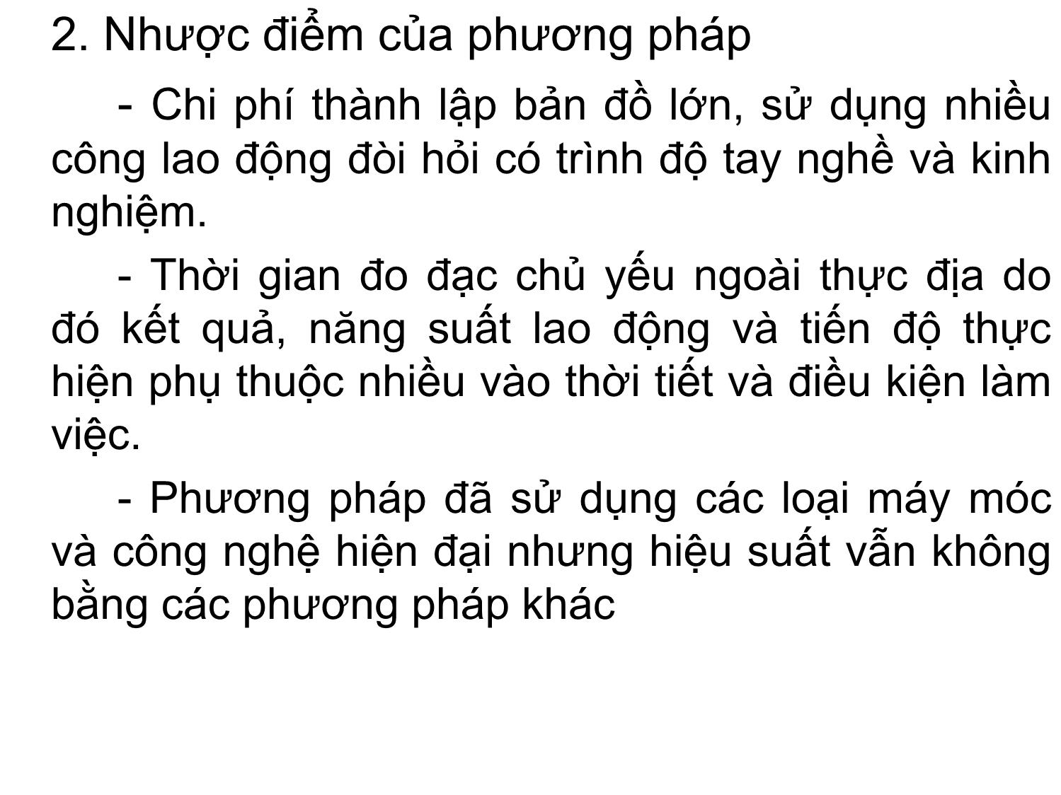 Bài giảng Bản đồ địa chính - Chương 3: Công nghệ thành lập bản đồ địa chính trang 8