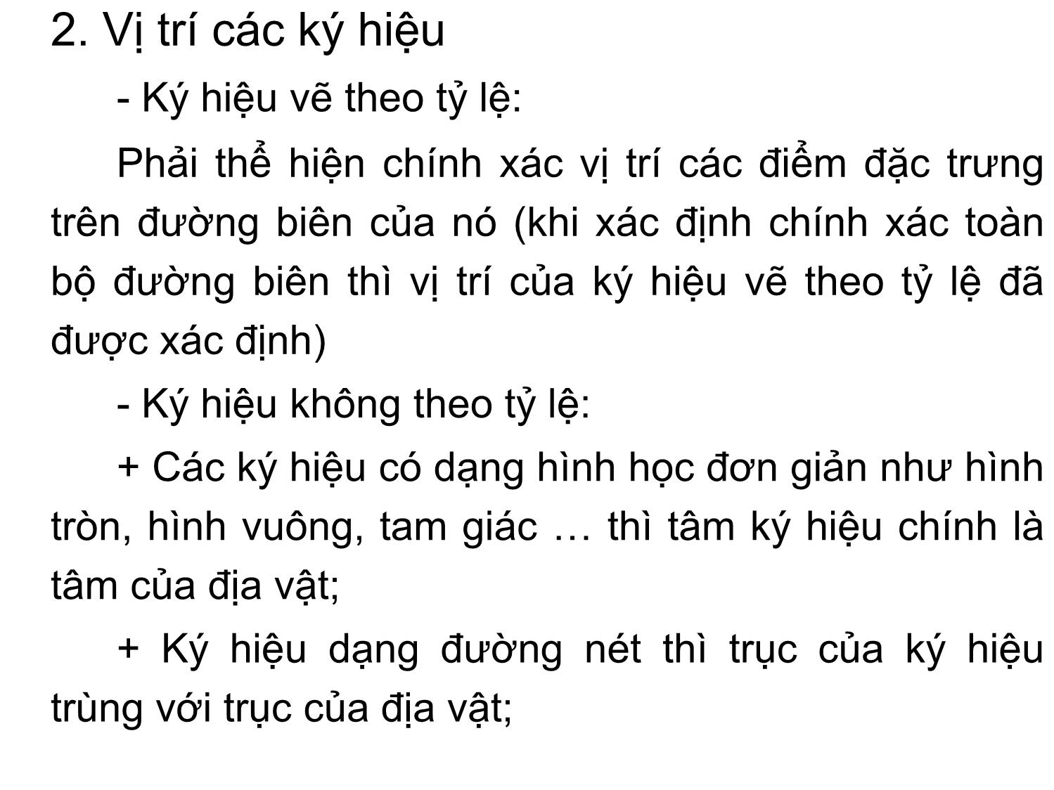 Bài giảng Bản đồ địa chính - Chương 4: Trình bày bản đồ địa chính trang 5