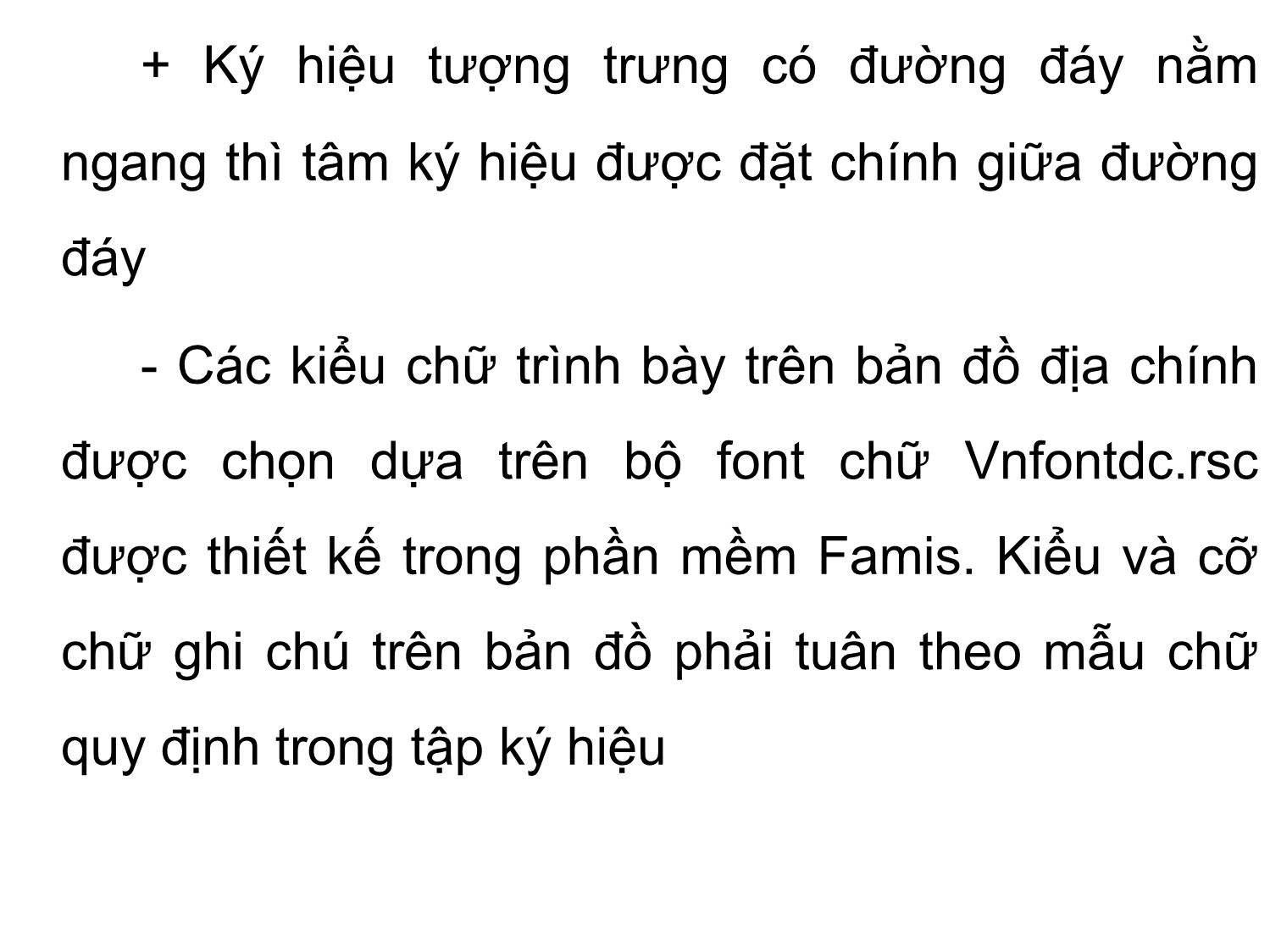 Bài giảng Bản đồ địa chính - Chương 4: Trình bày bản đồ địa chính trang 6