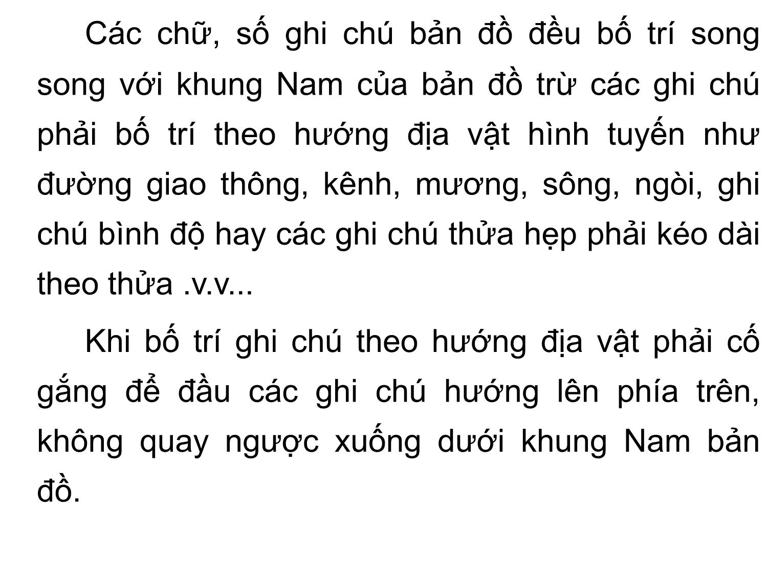 Bài giảng Bản đồ địa chính - Chương 4: Trình bày bản đồ địa chính trang 7