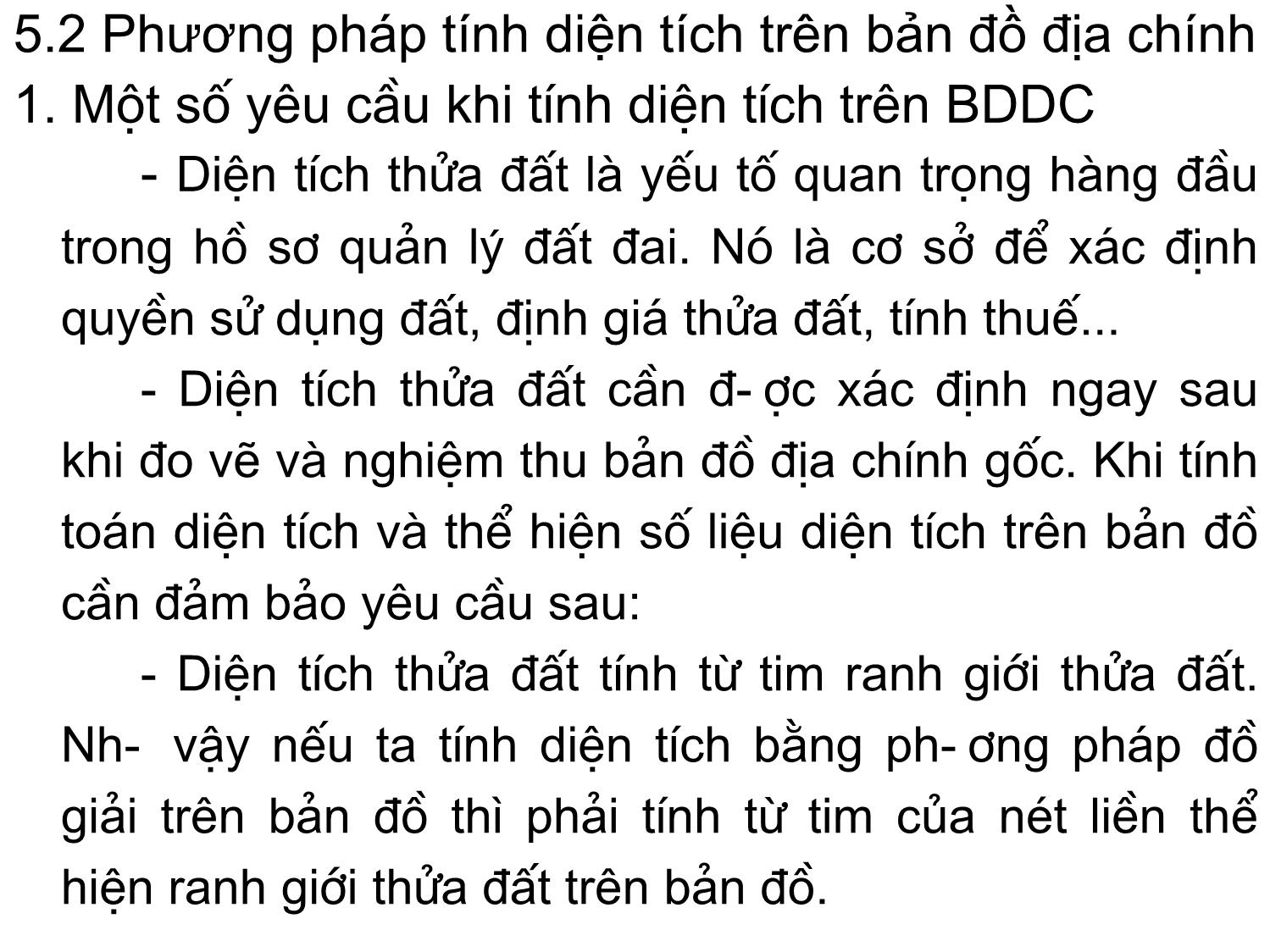 Bài giảng Bản đồ địa chính - Chương 5: Sử dụng và bảo quản bản đồ địa chính trang 5