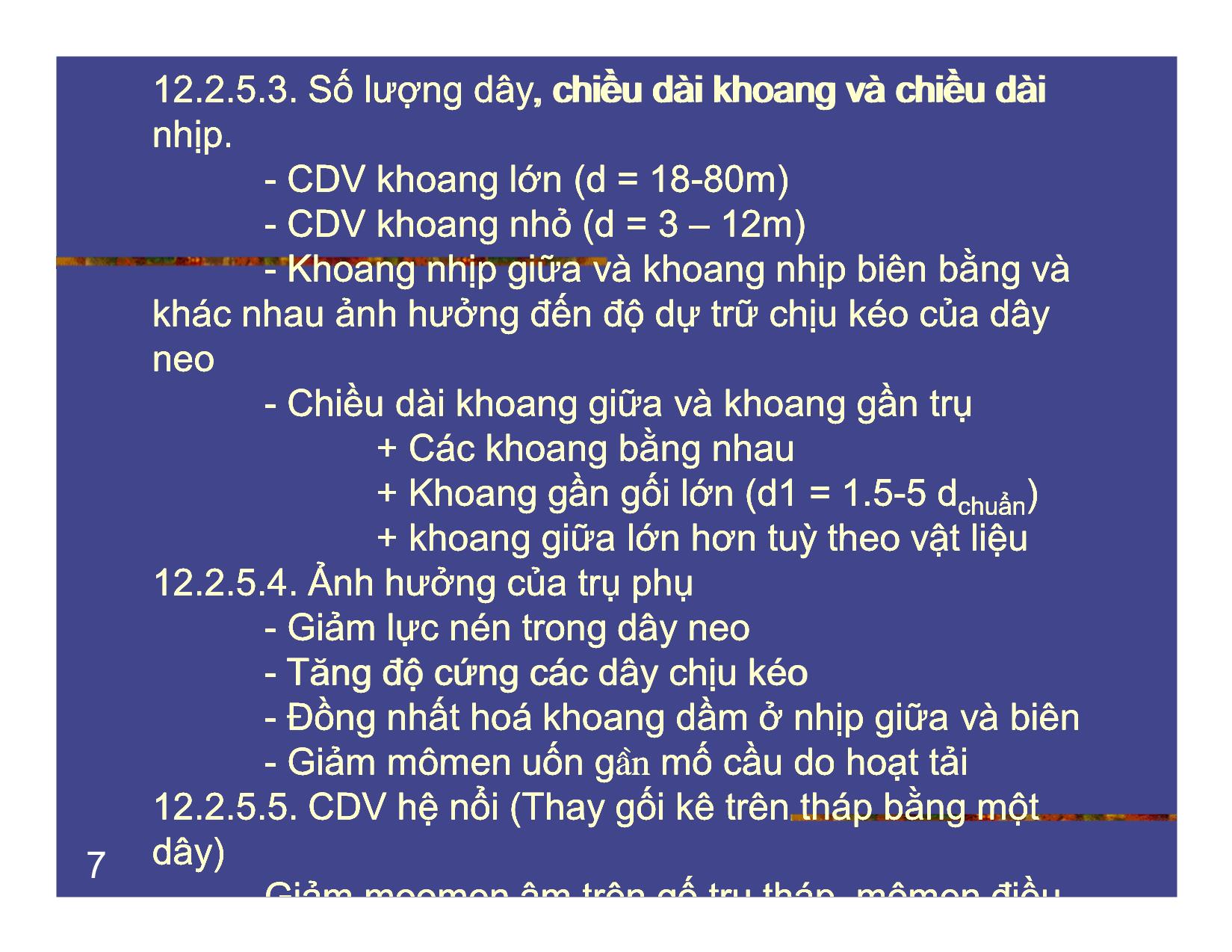 Bài giảng Cầu dây văng bê tông cốt thép trang 7