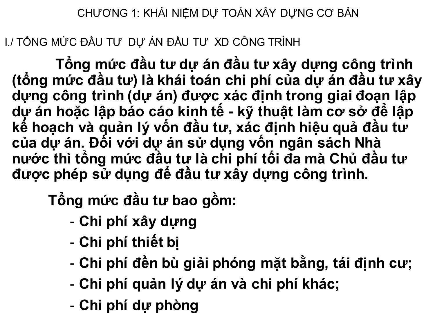 Bài giảng Dự toán xây dựng - Nguyễn Đăng Khoa trang 3