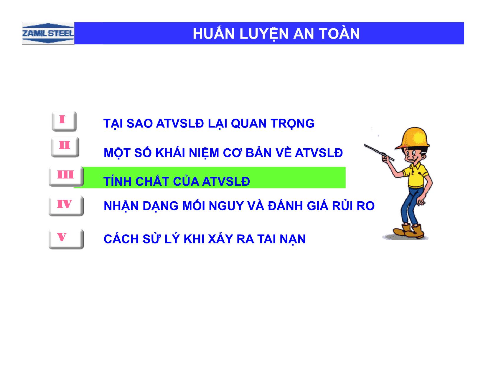 Huấn luyện an toàn lao động cho Cán bộ, nhân viên trang 8