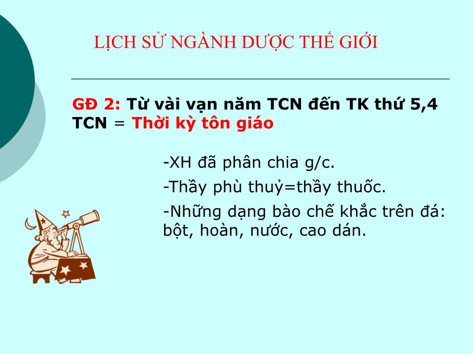 Bài giảng Lịch sử ngành dược trang 4