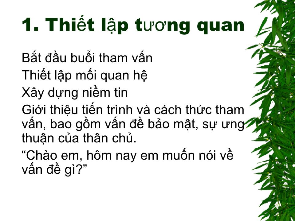 Bài giảng Tiến trình tham vấn trang 3