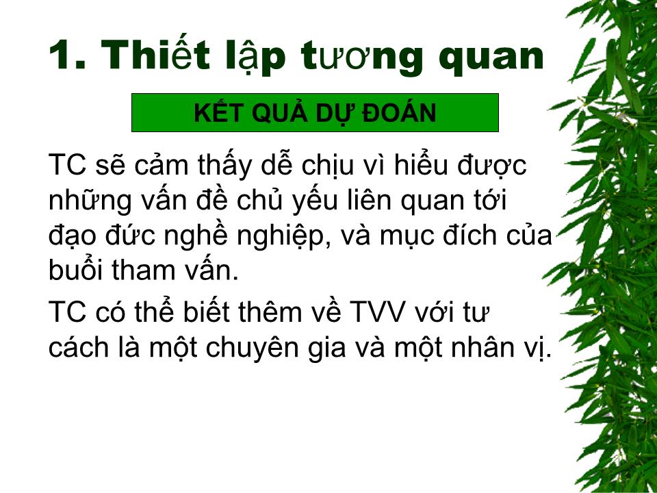 Bài giảng Tiến trình tham vấn trang 6