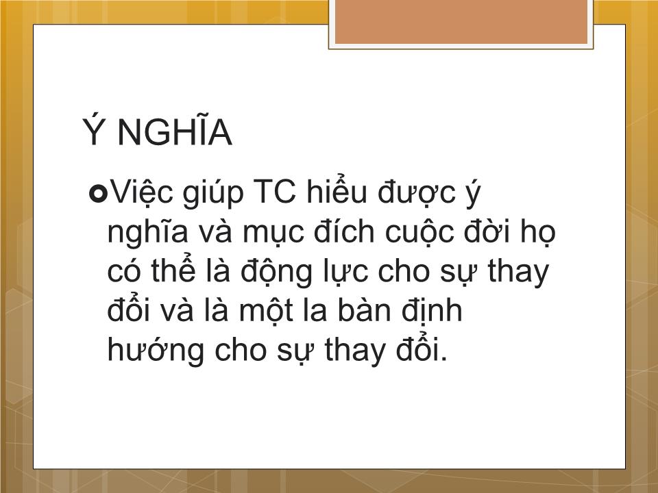 Bài giảng Tham vấn tâm lý - Kỹ năng phản hồi ý nghĩa và giải thích trang 3