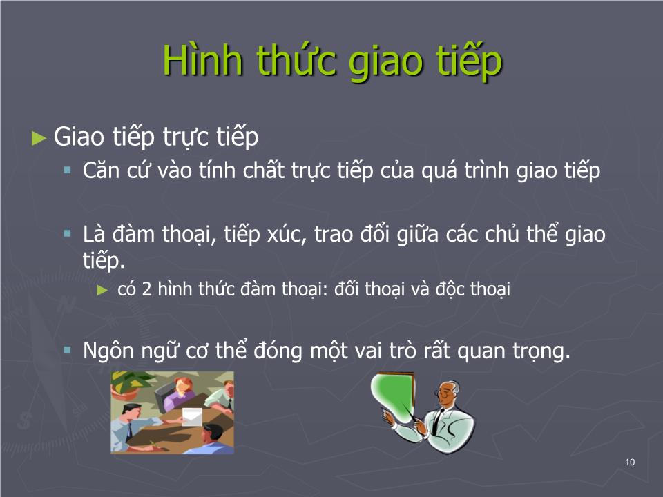 Bài giảng Tâm lý học sức khỏe - Bài 6: Giao tiếp trong tâm lý học sức khỏe trang 10