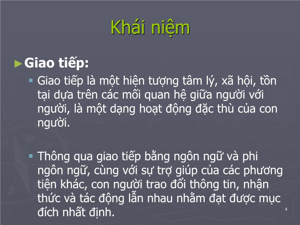 Bài giảng Tâm lý học sức khỏe - Bài 6: Giao tiếp trong tâm lý học sức khỏe trang 4