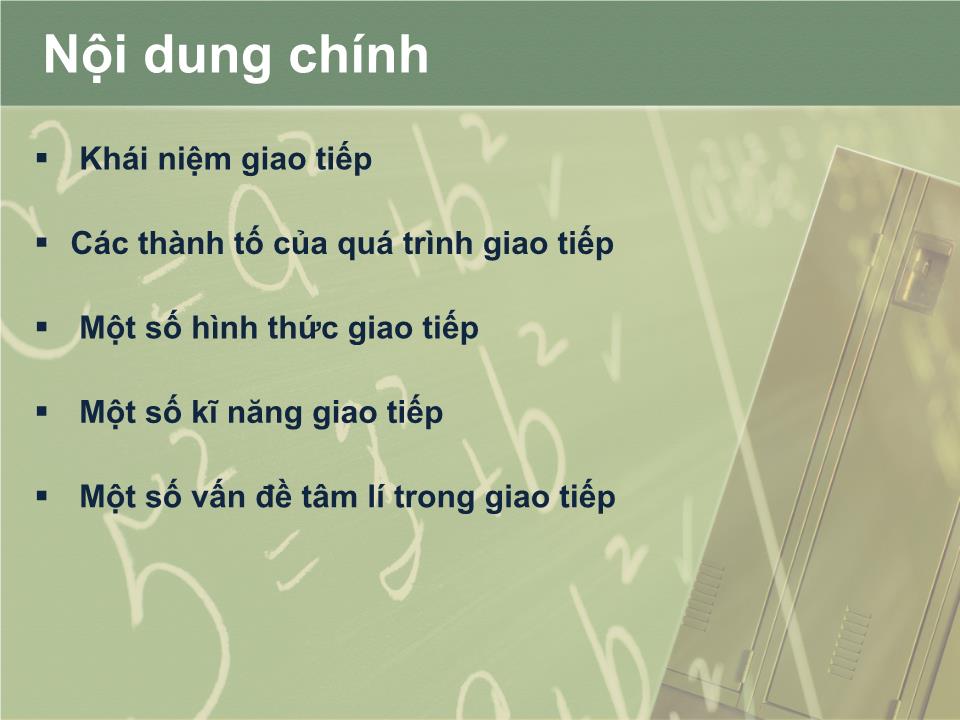 Bài giảng Tâm lý học - Bài 6: Tâm lý trong giao tiếp trang 3