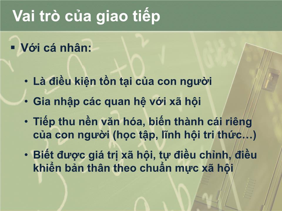 Bài giảng Tâm lý học - Bài 6: Tâm lý trong giao tiếp trang 7