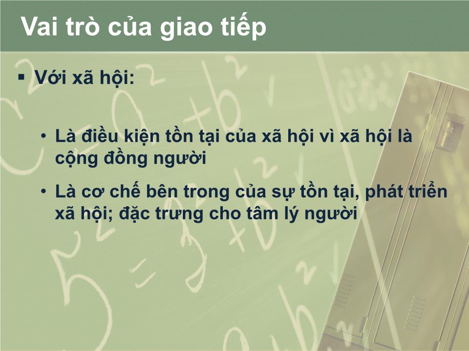 Bài giảng Tâm lý học - Bài 6: Tâm lý trong giao tiếp trang 8