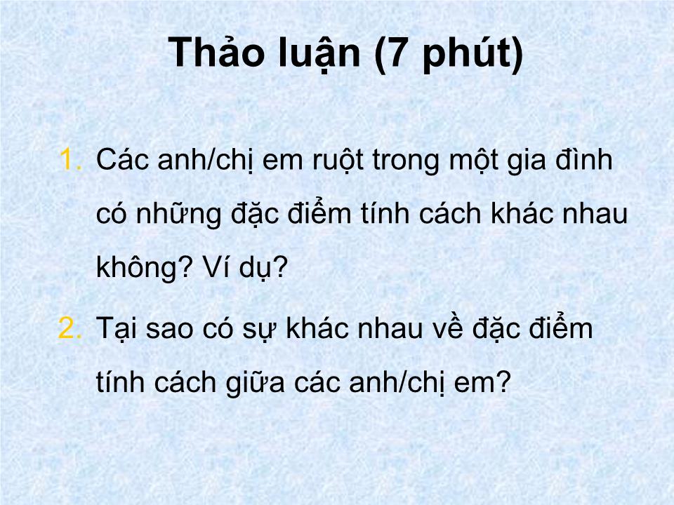 Bài giảng Tâm lý học sức khỏe - Bài 4: Nhân cách và sức khỏe trang 3