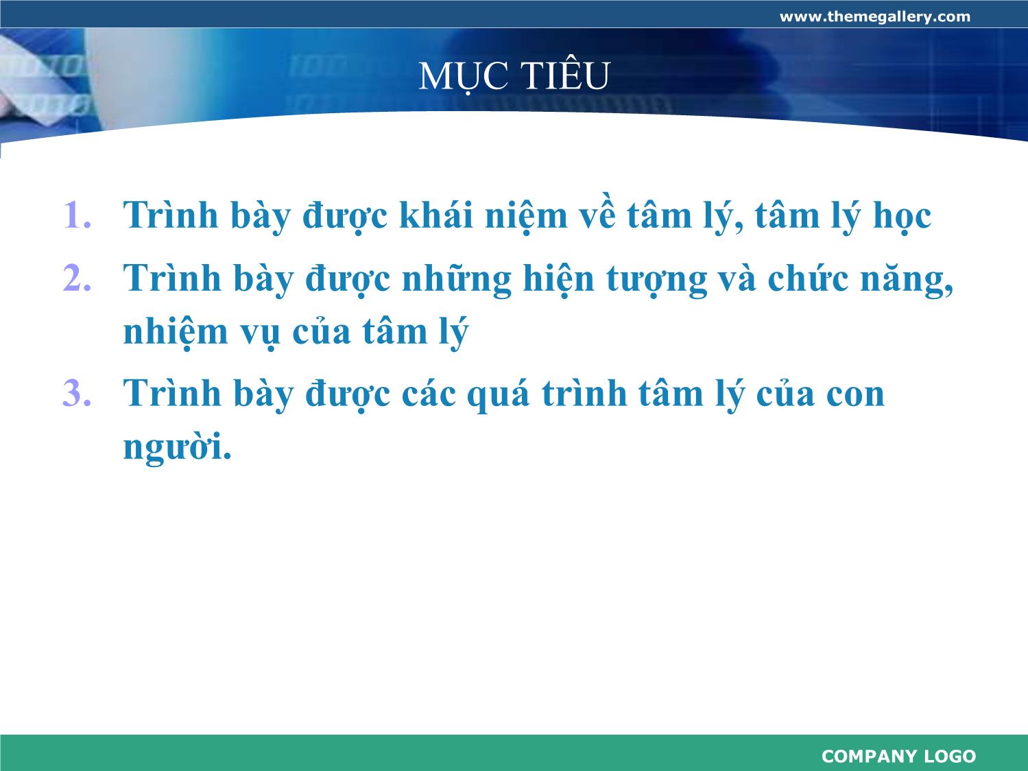 Bài giảng Đại cương về tâm lý và tâm lý học trang 2